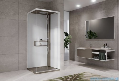 Novellini Glax 2 2.0 kabina z hydromasażem 80x80 prawa corda G22GF89DM1-1TU
