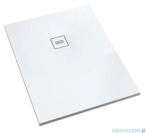 Schedpol Schedline Protos Smooth White  brodzik półokrągły 140x80x3,5cm 3SP.P1P-80140-M1