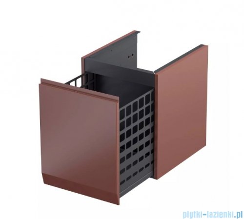 Oristo Brylant szafka niska z koszem 40x50x45cm ceglany mat OR36-SN1S-40-19-V3