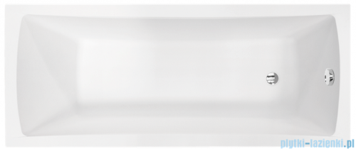 Besco Optima Premium 160x70cm wanna prostokątna z uchwytami i zagłówkiem + obudowa + syfon