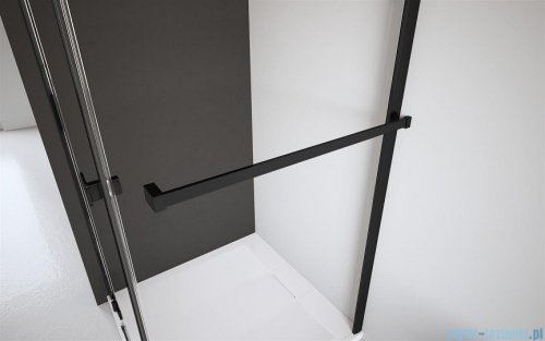 Radaway Essenza Pro Black Kdj kabina 100x120cm prawa czarny mat/szkło przejrzyste 10097100-54-01R/10098120-01-01