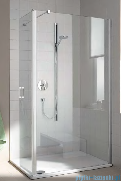 Kermi Cada XS kabina walk-in z ruchomym skrzydłem prawa 90 cm CKTFR09020VPK