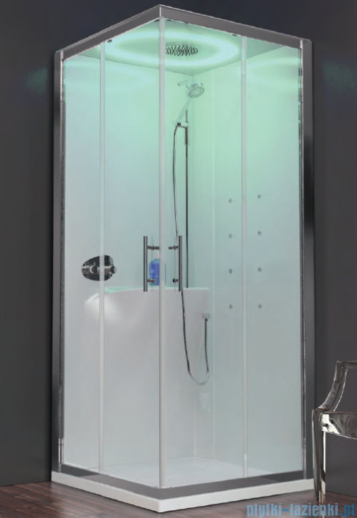 Novellini Eon A80-90 kabina kwadratowa z hydromasażem 90x90 EONA90T1-1AK