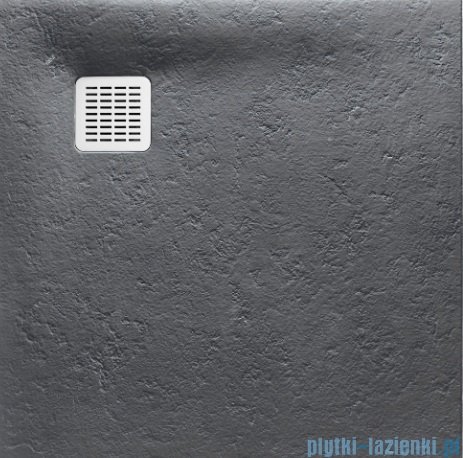 Roca Terran 100x100cm brodzik kwadratowy konglomeratowy szary łupek AP1033E83E801200