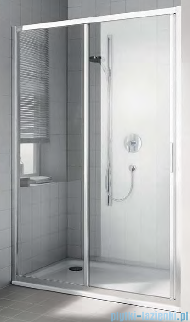 Kermi Cada XS drzwi przesuwne 2-częściowe z polem stałym lewe 140 cm CKG2L14020VPK