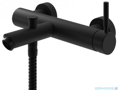 Kohlman Roxin Black bateria wannowa ścienna czarny półmat QW110RB
