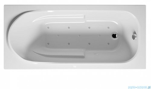 Riho Columbia wanna prostokątna 160x75cm z hydromasażem Air lewa B001004005