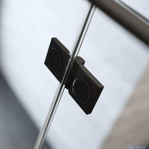 Radaway Essenza Pro Black Kdj+S kabina 70x90x70cm lewa czarny mat/szkło przejrzyste 10097390-54-01L/10098070-01-01/10098070-01-01