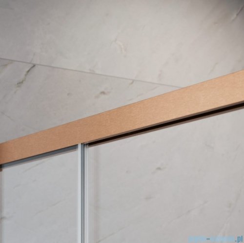 Radaway Idea DWJ Brushed Copper drzwi wnękowe 140cm lewe szczotkowana miedź 387018-93-01L