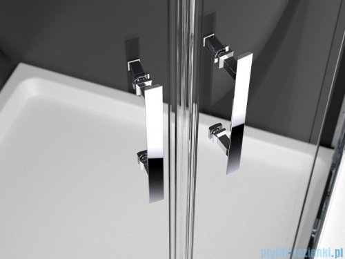 Novellini Kali PH Drzwi wnękowe 130cm profile chrom KALIPH126-1B