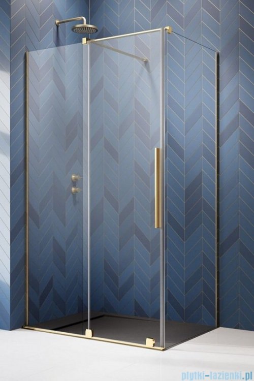 Radaway Furo Gold Kdj kabina 160x80cm lewa szkło przejrzyste 10104822-09-01L/10110780-01-01/10113080-01-01