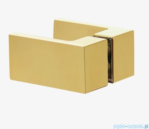 New Trendy Avexa Gold kabina prostokątna 100x80x200 cm przejrzyste prawa EXK-1755