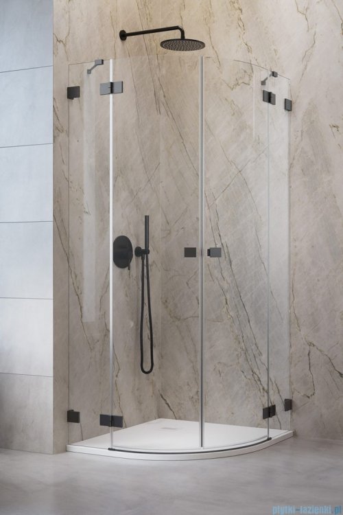 Radaway Essenza Pro Brushed GunMetal Pdd kabina 100x90cm szczotkowany grafit 10095100-92-01L/10095090-92-01R 