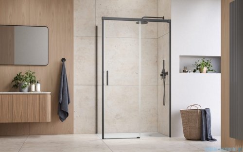 Radaway Idea Kdj Brushed GunMetal kabina 100x110cm prawa szczotkowany grafit 387040-92-01R/387053-92-01L