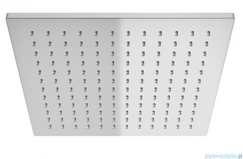Kohlman Foxal zestaw prysznicowy z deszczownicą kwadratową 25x25 cm chrom QW210FQ25