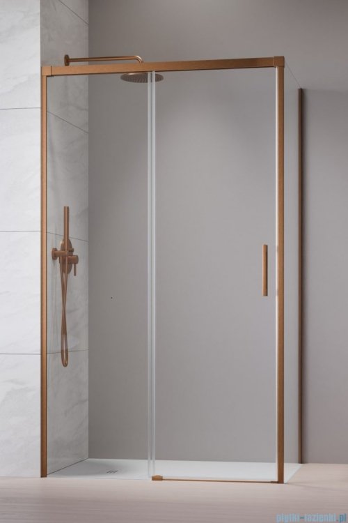 Radaway Idea Kdj Brushed Copper kabina 160x70cm lewa szczotkowana miedź 387046-93-01L/387048-93-01R