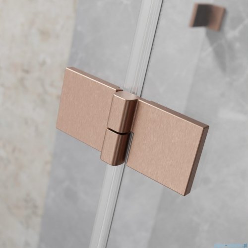 Radaway Essenza Pro Brushed Copper Kdj kabina 100x120cm lewa szczotkowana miedź 10097100-93-01L/10098120-01-01