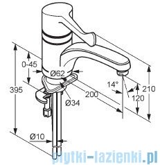 Kludi Medi Care Bateria zlewozmywakowa chrom 349080524