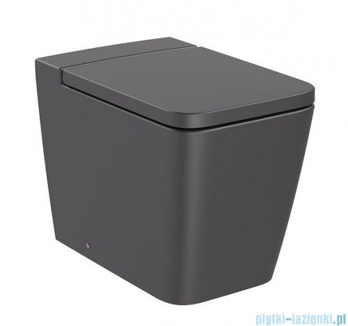 Roca Inspira Square Rimless miska WC stojąca Onyks A347537640