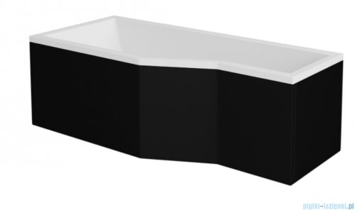 Besco Obudowa CZARNY mat do wanny Integra prawa/lewa 170x75 #OAI-170-NSC
