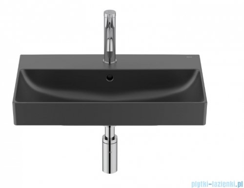 Roca Ona umywalka ścienna Compacto 60x36 Czarny Mat A327684080