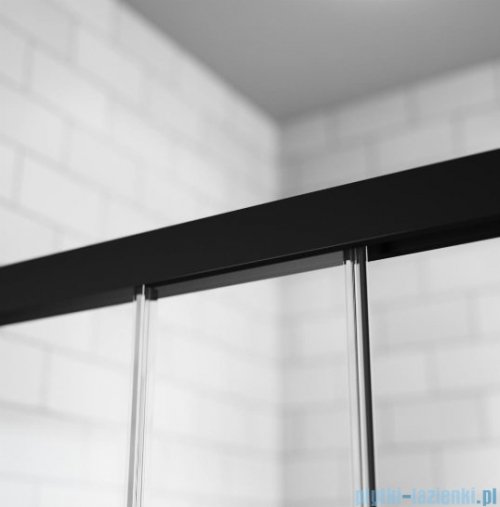 Radaway Idea Black Kdd kabina 75x100cm czarny mat/szkło przejrzyste 387066-54-01L/387062-54-01R