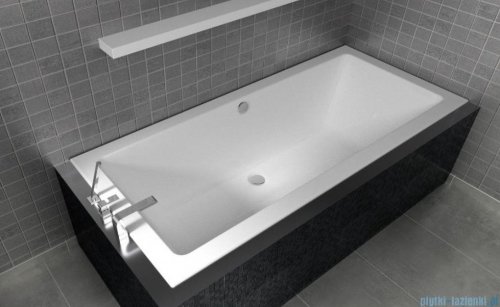 Riho Lugo 190x80cm wanna prostokątna z hydromasażem Relaks + nogi + syfon BT04-REL