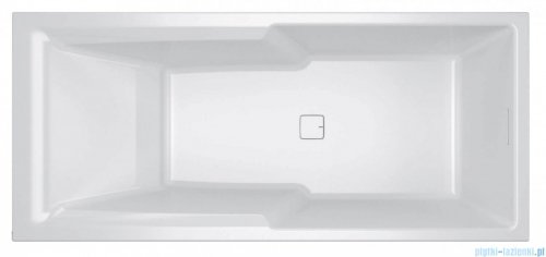 Riho Still Shower LED wanna prostokątna z oświetleniem 180x80cm + syfon + nóżki B103003005/207098