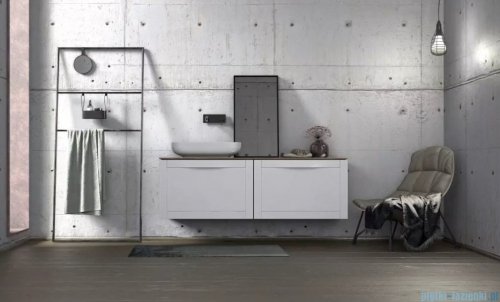 Oristo Skagen szafka podumywalkowa wisząca 49x50x45 biały mat OR49-SD1S-50-2