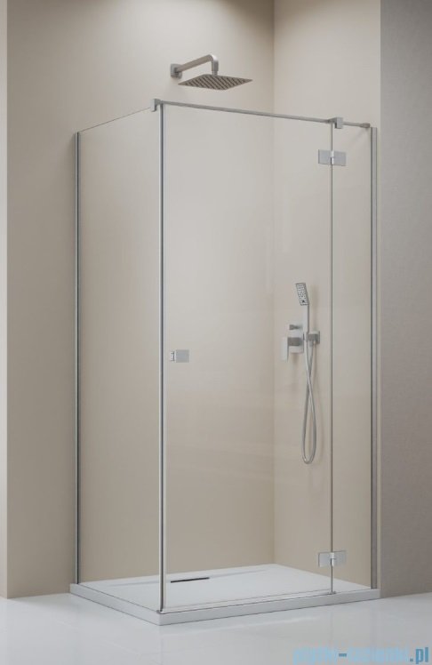 Radaway Essenza 8 Brushed Nickel Kdj kabina 100x90cm prawa szczotkowany nikiel 10480612-01-01R/10470337-91-01R/10113090-01-01