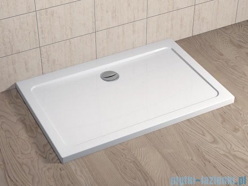 Radaway Kabina prysznicowa Almatea Kdd 90x100 szkło przejrzyste + brodzik Doros D + syfon 32183-01-01N
