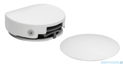 Besco Vica New wanna 160x80cm wolnostojąca przyścienna z odpływem klik-klak biały z napełnieniem przez przelew #WAS-160VNBN