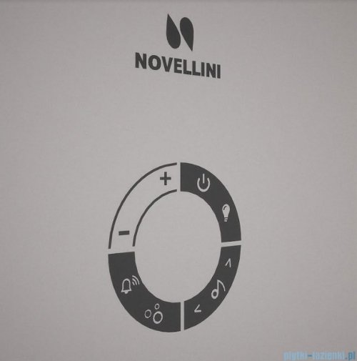 Novellini Skill 2P kabina z hydromasażem lewa perłowy szary 140x80 SKI2P149ST1F-1AN3