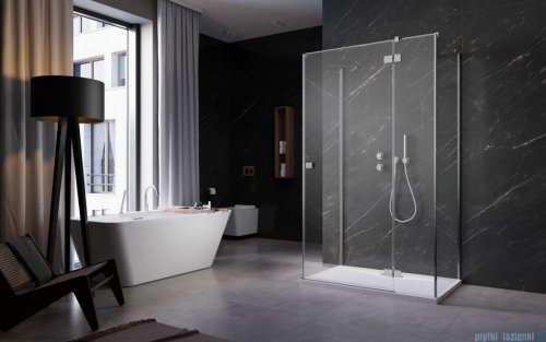 Radaway Essenza Kdj+S kabina 80x120x80cm prawa szkło przejrzyste 1384051-01-01/1385024-01-01R/1384051-01-01
