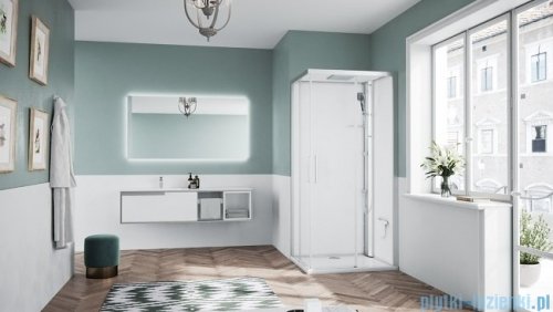 Novellini Glax 1 2.0 kabina standard 90x70 prawa srebrna G21A9079DMF-1BB