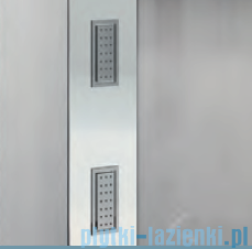Novellini Nexis kabina prysznicowa z hydromasażem 100x80 prawa grain NEXA109DM5-1KM