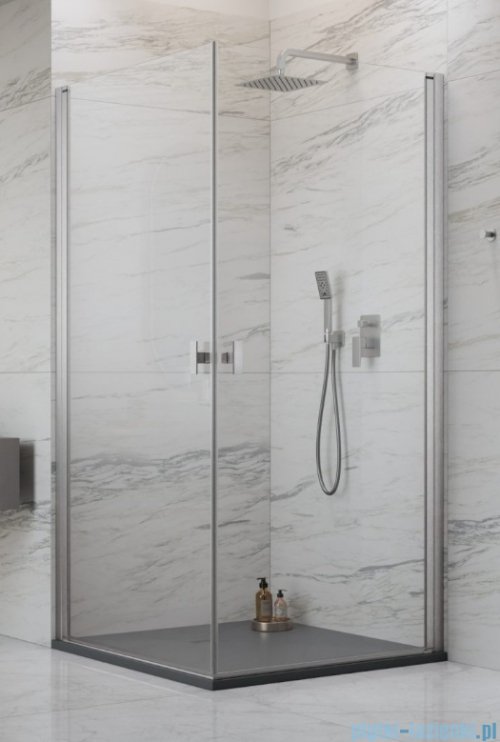 Radaway Nes Kdd I Brushed Nickel kabina 80x80cm szczotkowany nikiel 10021080-91-01L/10021080-91-01R