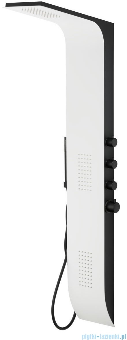 Corsan Duo Panel natryskowy z termostatem biało-czarny A-777TDUO