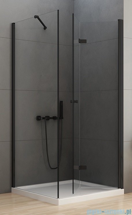 New Trendy New Soleo Black 70x100x195 cm kabina prawa przejrzyste D-0237A/D-0116B