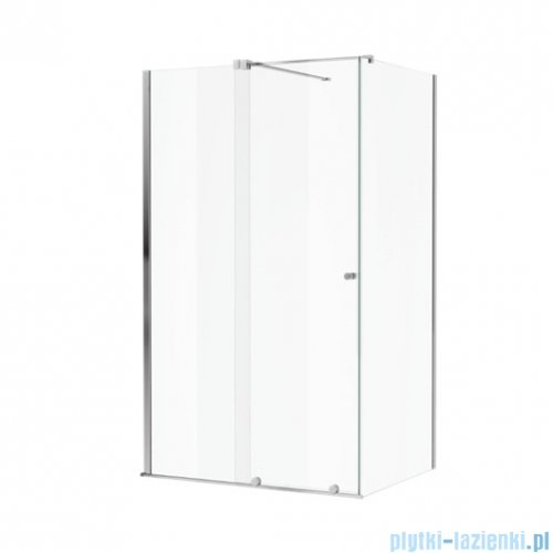 Excellent Ortigo kabina prostokątna 140x80 cm przejrzysta chrom KAEX.5016.K.1400.0800.CR