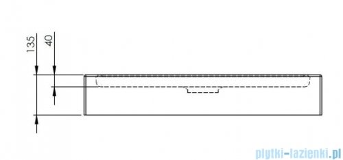 Roca Granada Brodzik Prostokątny 120x80x13,5cm z obudową Biały Akryl A276265000