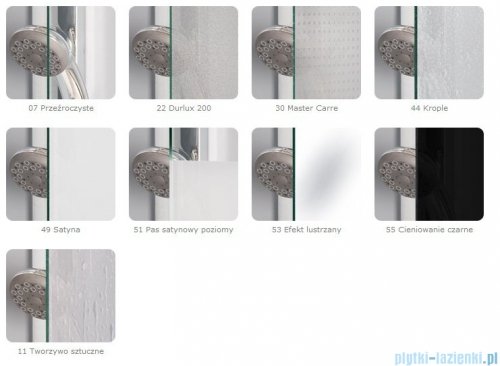 SanSwiss Top-Line TOPF Ścianka boczna 25-80cm profil połysk TOPFSM15007