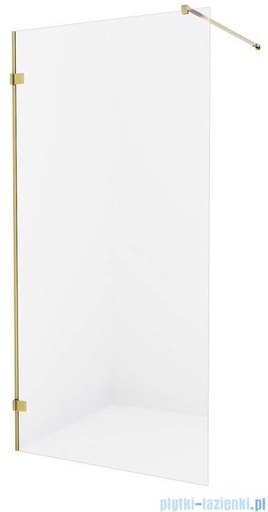 New Trendy Avexa Gold kabina Walk-In 120x200 cm przejrzyste EXK-1797