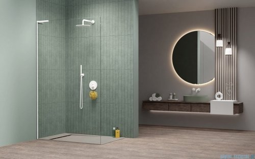 Radaway Modo SL White II kabina Walk-in 60x200 lewa szkło przejrzyste 10319064-04-01L