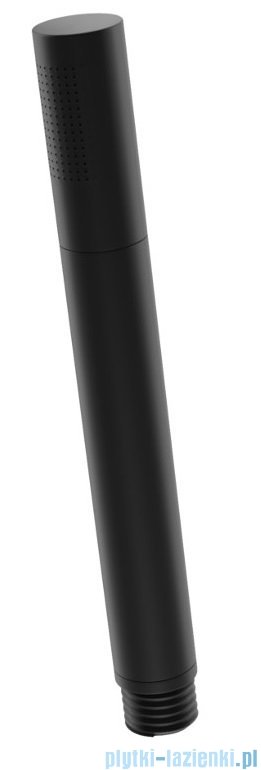 Kohlman Axel Black zestaw prysznicowy z deszczownicą 25 cm czarny mat QW210ABR25