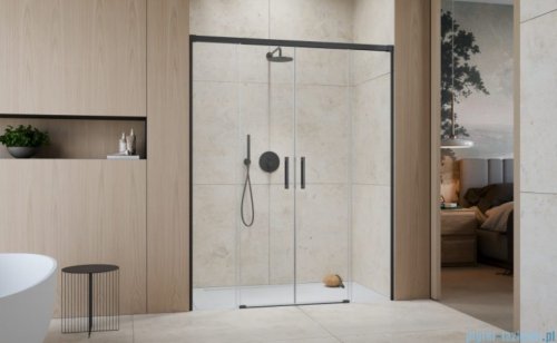 Radaway Idea 6 DWD Brushed GunMetal drzwi wnękowe 180cm szczotkowany grafit 387128-92-01