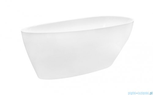 Besco Goya XS 142x62cm wanna wolnostojąca konglomeratowa + odpływ klik-klak #WMD-140-G