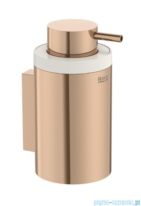 Roca Hotels Dozownik do mydła wiszący butelkowy Rose Gold Everlux-PVD A817596RG0