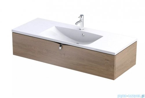 Oristo Siena szafka podumywalkowa wisząca 120x25x45cm dąb kamienny OR45-SD1S-120-78