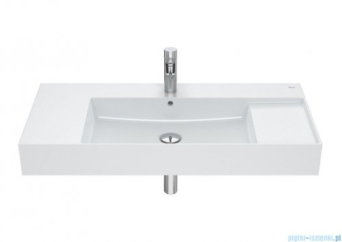 Roca Inspira Square umywalka ścienna 100x49cm Perłowy A32752A630
